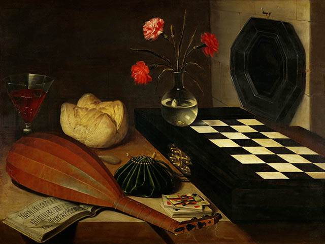 Nature morte à l'échiquier
