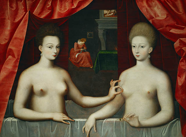 Gabrielle d'Estrées et une de ses sœurs
