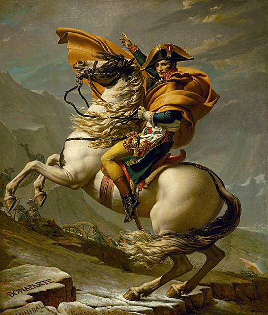 Bonaparte franchissant les Alpes au Grand Saint-Bernard