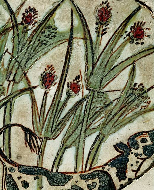 Veau courant dans les papyrus