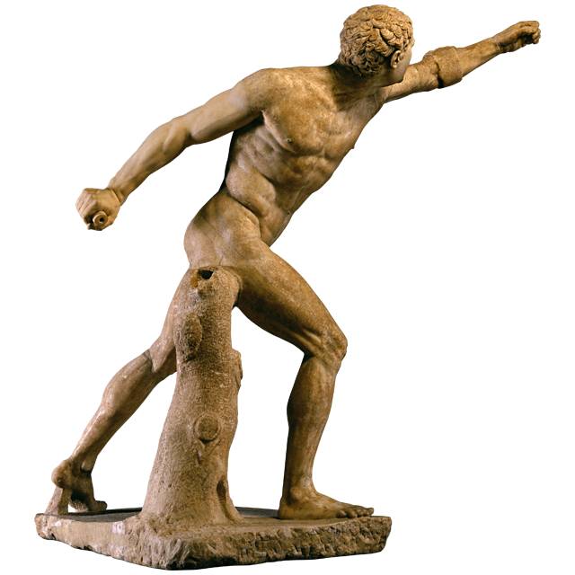 Guerrier combattant dit Gladiateur Borghèse