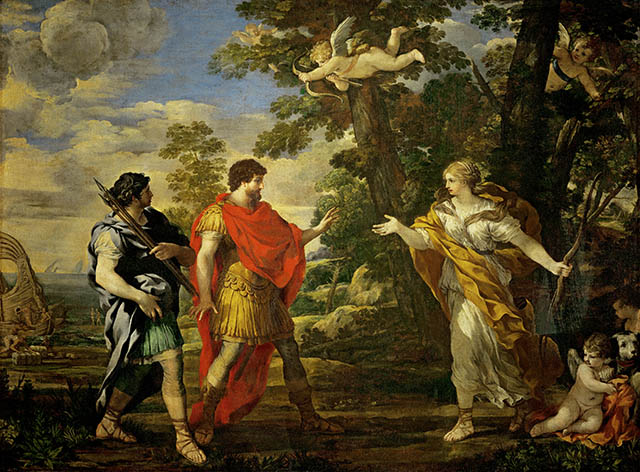 Vénus en chasseresse apparaît à Énée