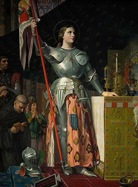 Jeanne d'Arc au sacre du roi Charles VII