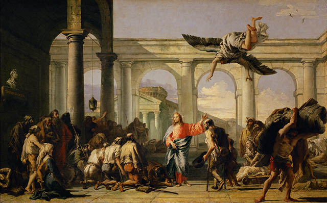 Jésus guérissant le paralytique de Béthesda