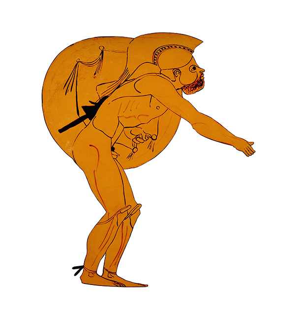 Athlète en position de départ