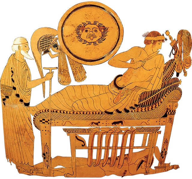 Priam supplie Achille de lui rendre le corps d'Hector