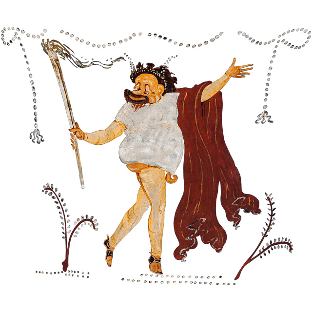 Scène du théâtre comique