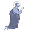 Jésus au jardin des Oliviers